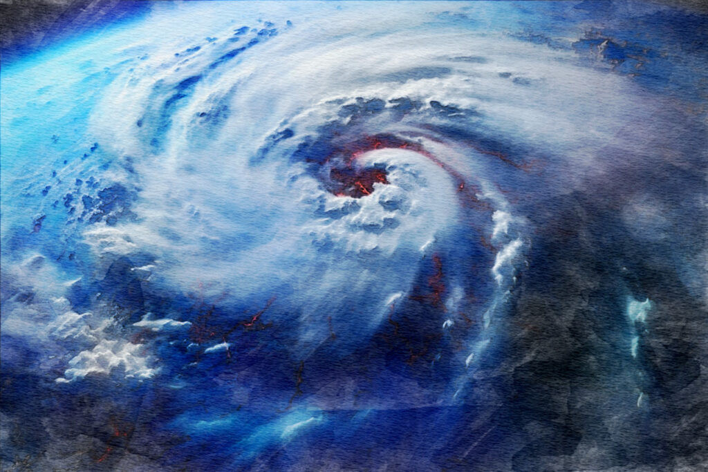 台風の画像